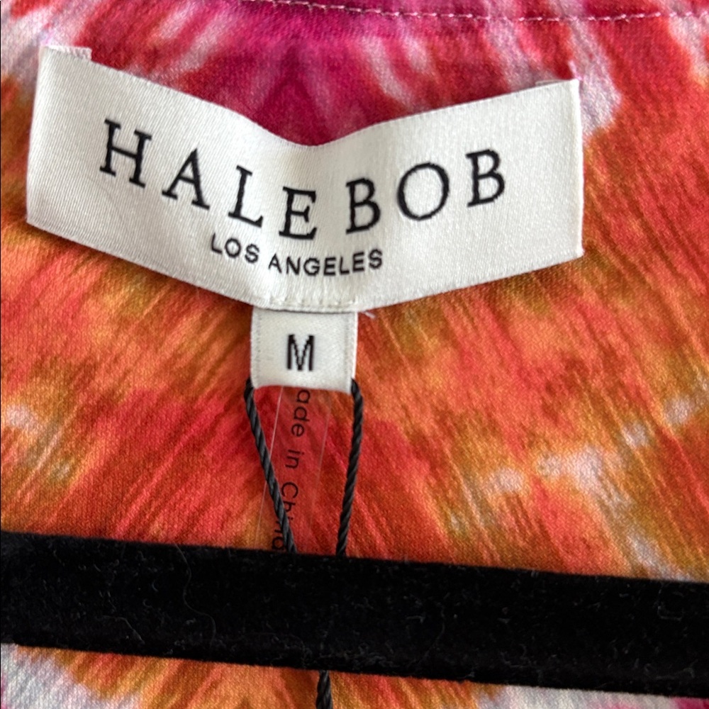 NWT Derby Hale Bob Gabriella Hersey Print Dress Sz M - Picture 3 of 9